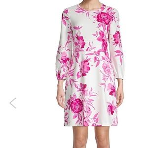 Eliza J Dress - US 6 size floral print, long sleeve
